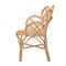 Bali & Pari Eliava Modern Bohemian Natural Rattan Flower Accent Chair 238-13407-ZORO - alternate 2